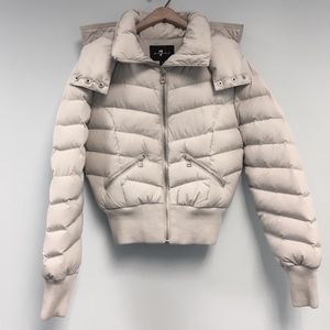7 For All Mankind Women’s Down Puffer Jacket Coat